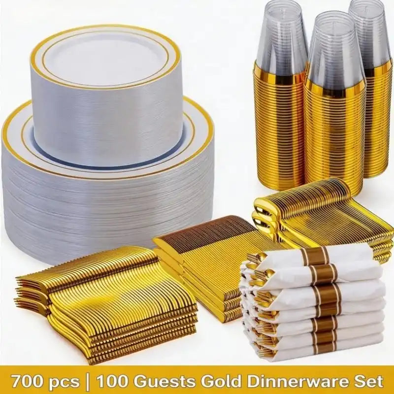 Set Gala Premium 100 pers (700PCS) - Copa del Mundo 2026 Edición Limitada