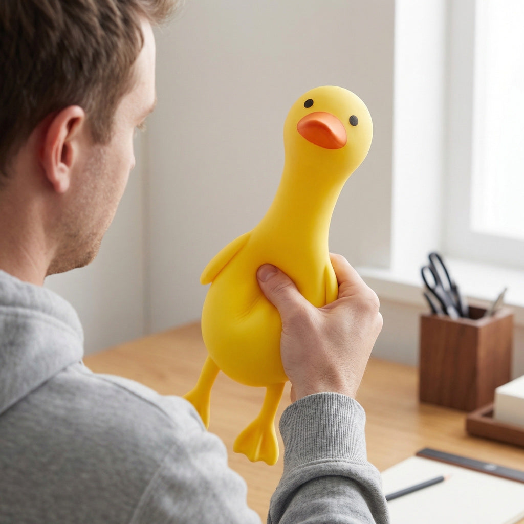 Squishy Pato de Goma Antiestrés - Envío Local México