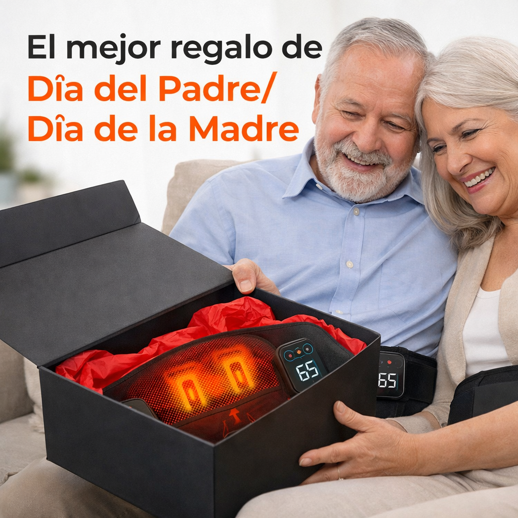 Soporte lumbar ajustable de neopreno con doble ajuste - Envío local México