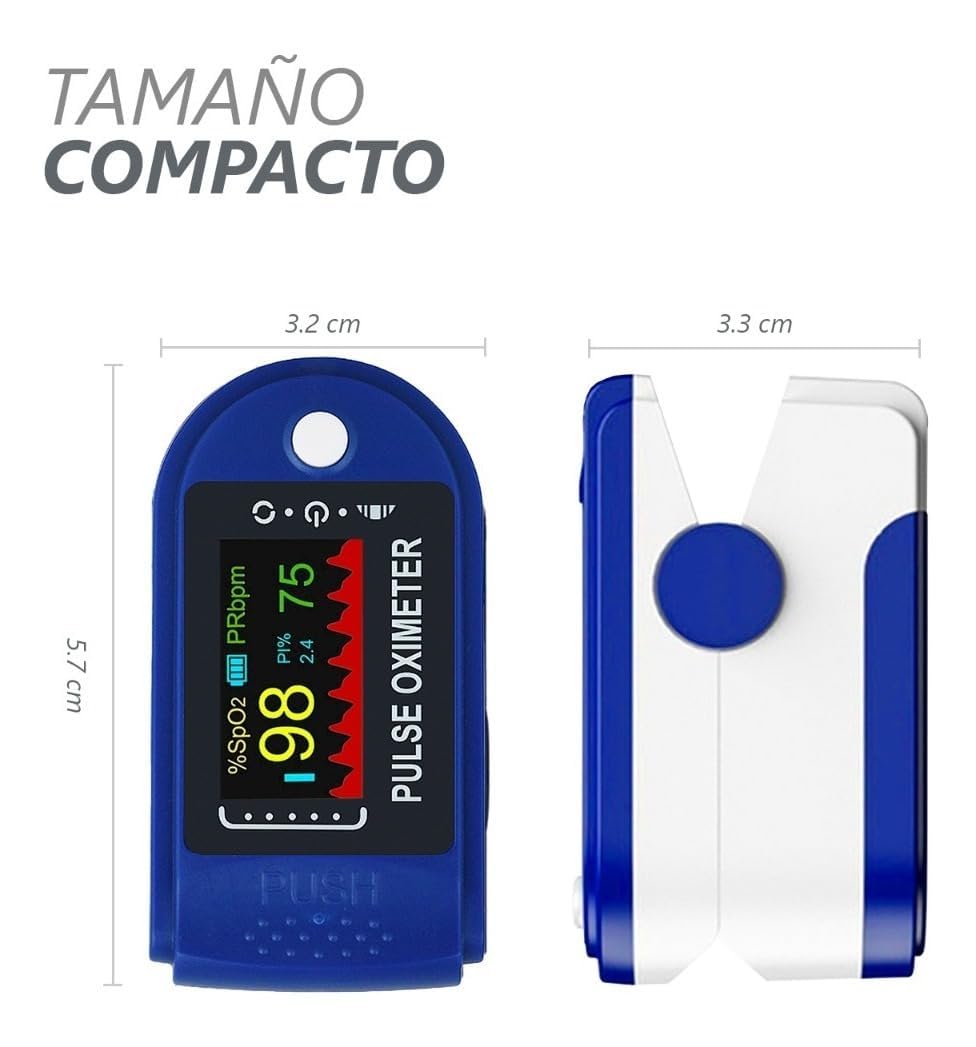 Digital Finger Pulse Oximeter with OLED Display - Local Shipping Mexico