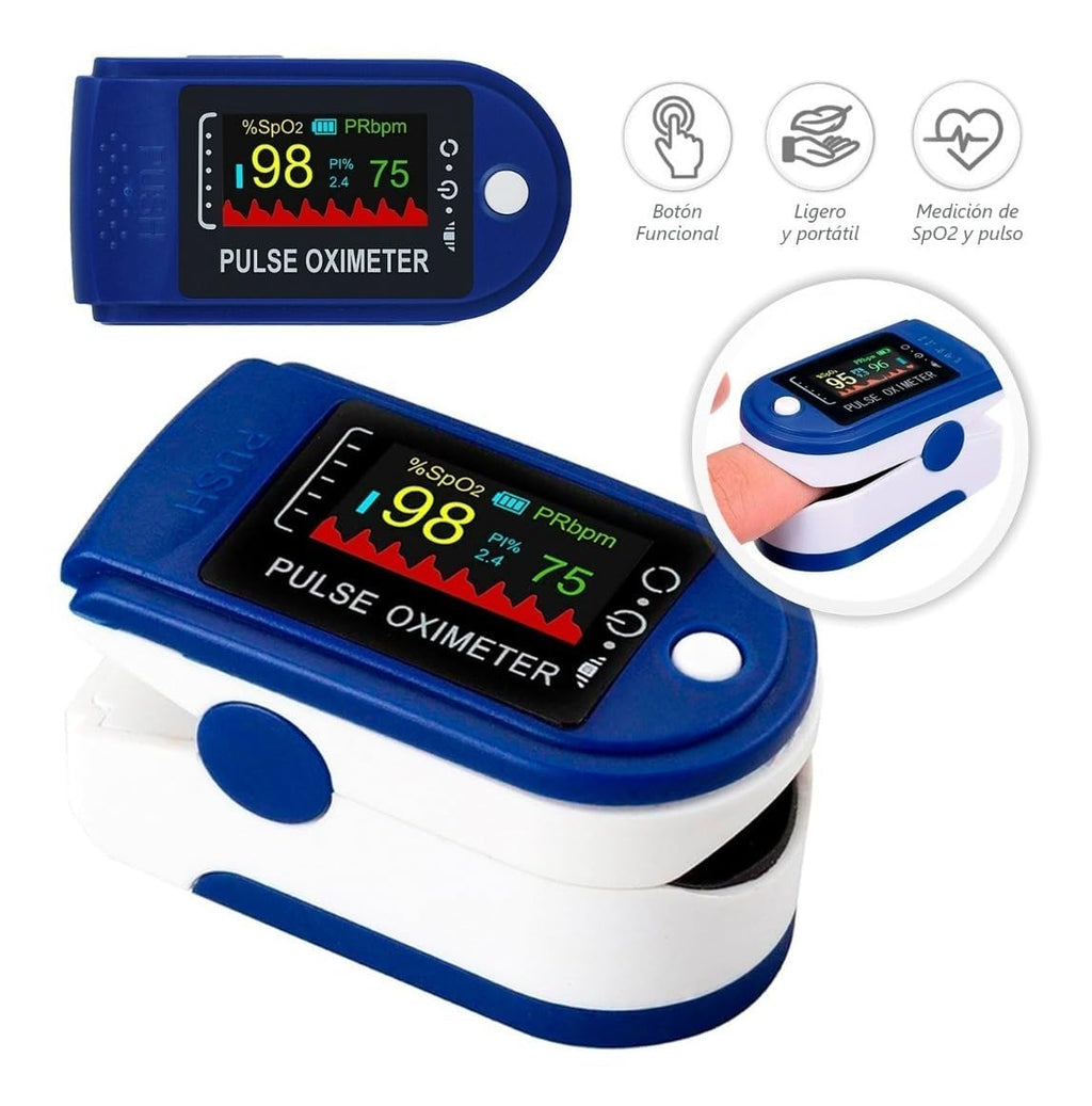 Digital Finger Pulse Oximeter with OLED Display - Local Shipping Mexico