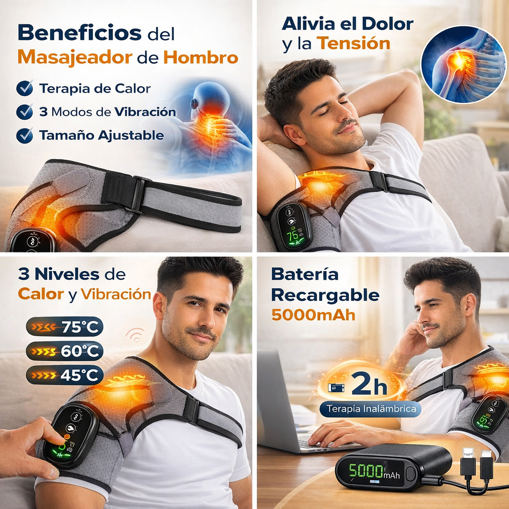 Soporte de Hombro Ajustable de Neopreno - Envío local en México