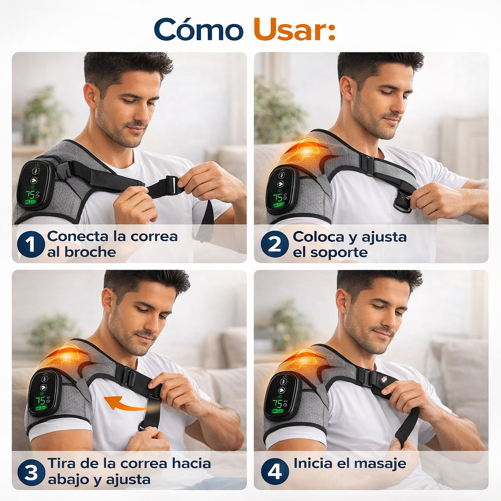 Soporte de Hombro Ajustable de Neopreno - Envío local en México