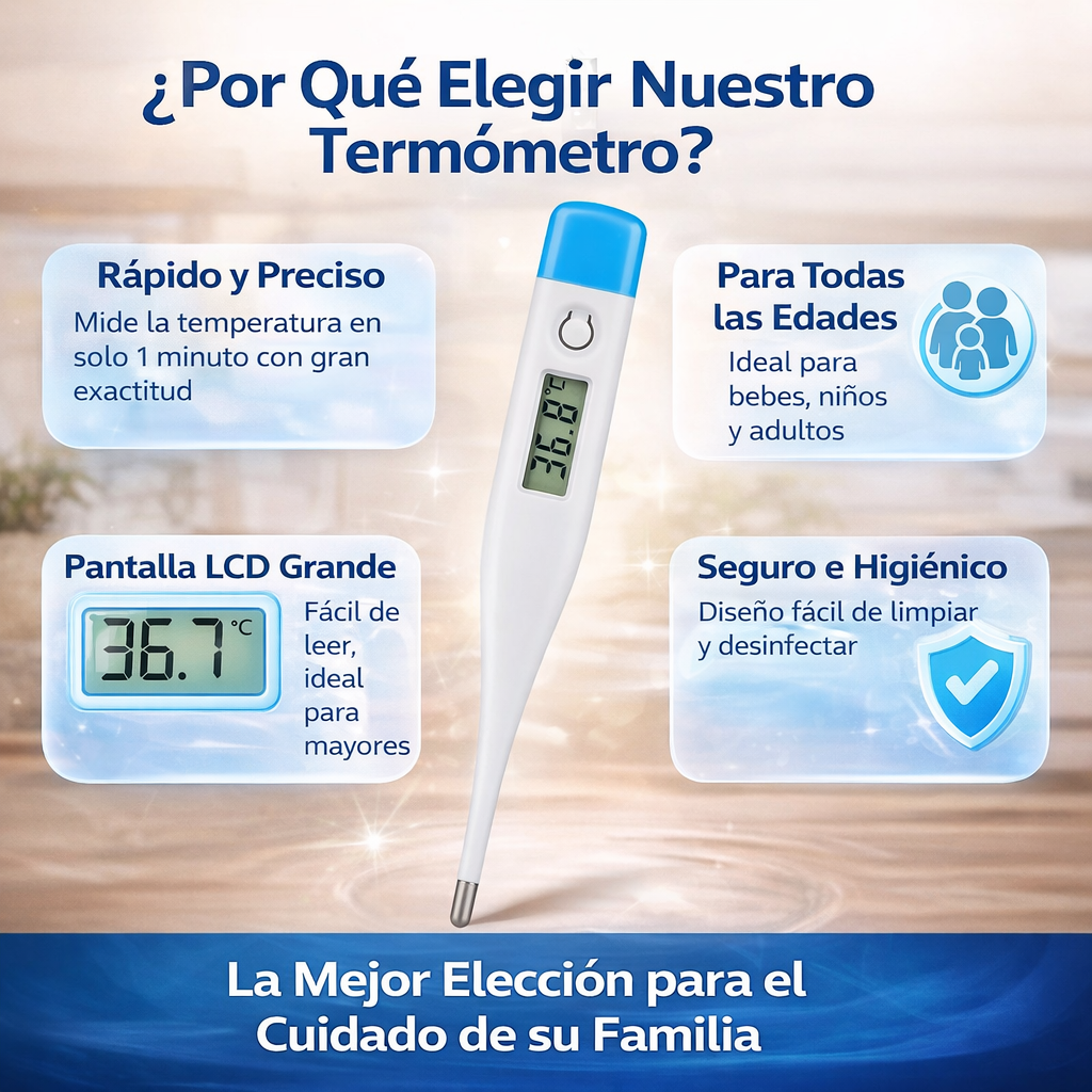 Termómetro Digital Infrarrojo de Precisión Láser - Envío Local México